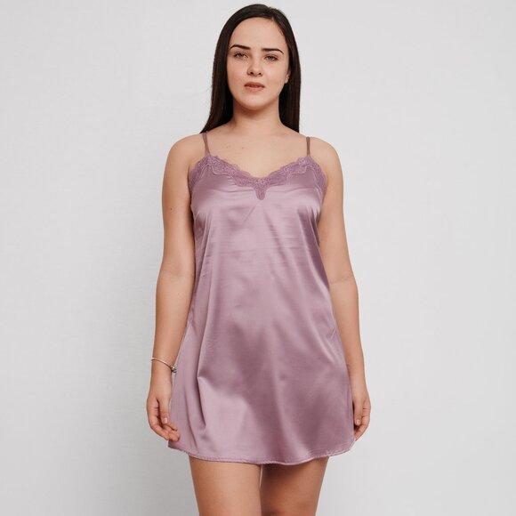 Silk Dress Sheer Nightgown Sexy Sheer Lingerie Babydoll Nightgown - Picture 2 of 4